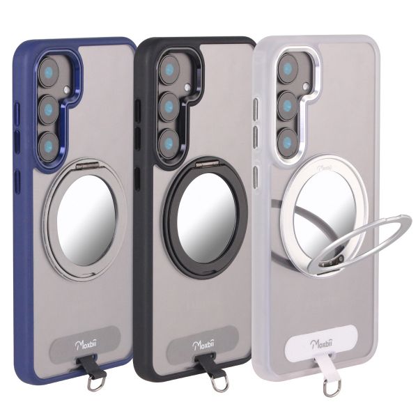 【Mira Winks】YOI系列 Samsung Galaxy S24 旋轉磁吸支架+掛片 鏡面版 保護殼 Galaxy S24,旋轉支架手機殼,鏡面手機殼,磁吸手機殼,支架保護殼,三星保護殼,掛繩手機殼,掛片手機殼,Samsung保護殼,小米保護殼,防摔殼,透明殼,犀牛盾,UAG,圖拉斯,Devilcase,casetify