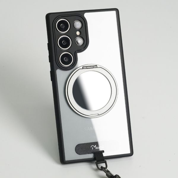 【Mira Winks】KINO系列 Samsung Galaxy S24 FE 旋轉磁吸支架+掛片 鏡面版保護殼 Galaxy S24 FE,旋轉支架手機殼,鏡面手機殼,支點手機殼,掛繩手機殼,手機掛片,磁吸殼,支架保護殼,三星保護殼,Samsung保護殼,小米保護殼,oppo保護殼,google保護殼,vivo保護殼,asus保護殼,realme保護殼,防摔殼,透明殼,犀牛盾,UAG,圖拉斯,Devilcase,casetify