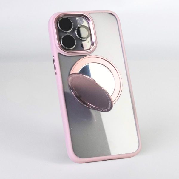 【Mira Winks】YOI系列 Apple iPhone 15 Pro 旋轉磁吸支架+鏡面保護殼(掀蓋版) 鏡面手機殼,化妝鏡手機殼,鏡子手機殼,iPhone 15 pro,15 pro旋轉支架手機殼,15 pro鏡面手機殼,15 pro磁吸手機殼,15 pro支架保護殼,15 pro掛繩殼,保護殼,iphone保護殼,15 pro防摔殼,15 pro透明殼,犀牛盾,UAG,圖拉斯,Devilcase,casetify