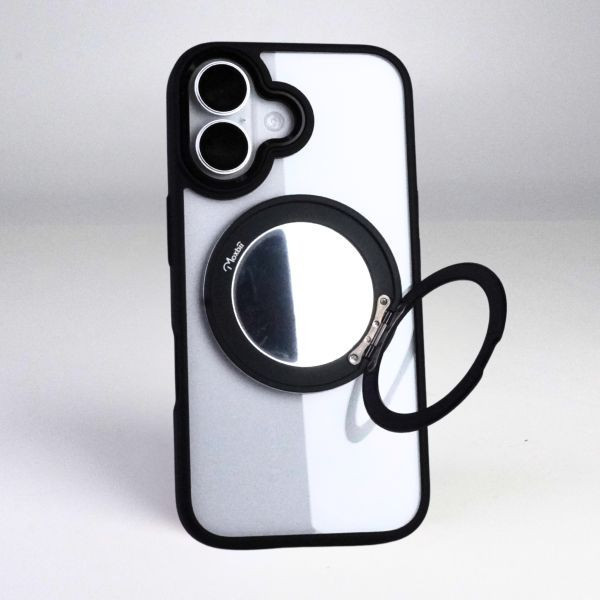 【Mira Winks】YOI系列 Apple iPhone 16 Plus 旋轉磁吸支架+鏡面保護殼(無蓋版) iphone16 Plus,mira winks,鏡面手機殼,鏡子手機殼,旋轉支架鏡子,旋轉支架手機殼,防摔殼,不變黃手機殼,化妝鏡,casetify,UAG,devilcase,保護殼,moxbii