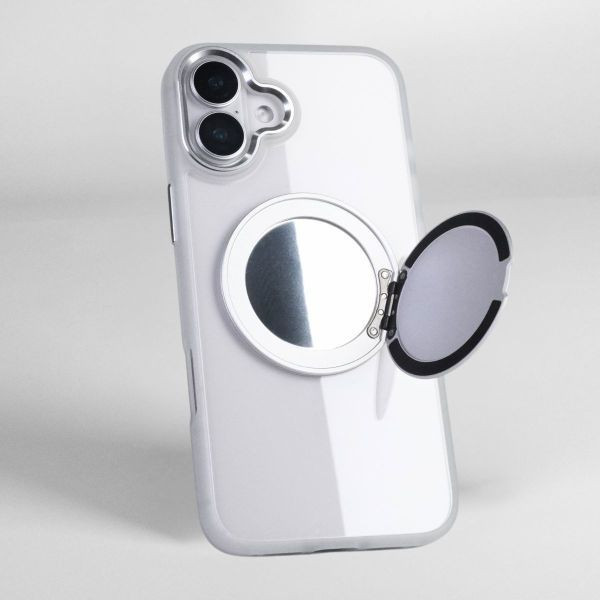 【Mira Winks】YOI系列 Apple iPhone 16 Plus 旋轉磁吸支架+鏡面保護殼(掀蓋版) 鏡面手機殼,化妝鏡手機殼,鏡子手機殼,iPhone 16 plus,16 plus旋轉支架手機殼,16 plus鏡面手機殼,16 plus磁吸手機殼,16 plus支架保護殼,16 plus掛繩殼,保護殼,iphone保護殼,16 plus防摔殼,16 plus透明殼,犀牛盾,UAG,圖拉斯,Devilcase,casetify