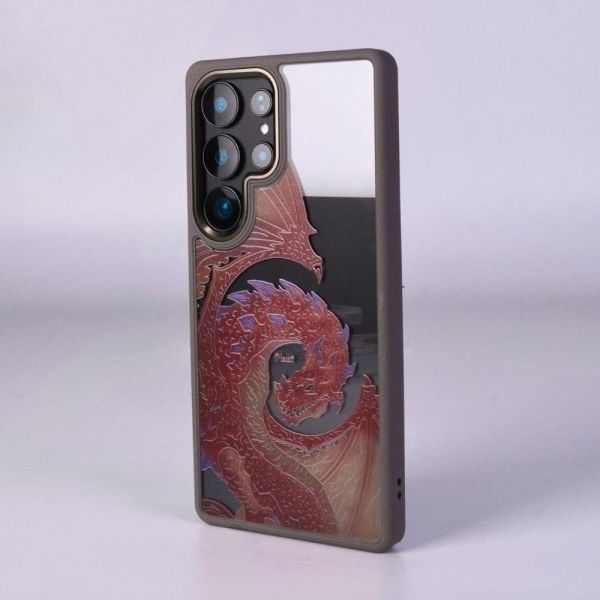 Moxbii經典原創系列 蒼禍 彩雕防摔殼 龍手機殼,龍圖案手機殼,彩雕手機殼,彩繪手機殼,設計款手機殼,龍紋手機殼,極空戰甲,透明殼,casetify,UAG,DEVILCASE