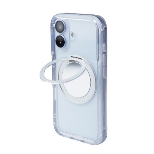【Mira Winks】Apple iPhone 17 極空戰甲 旋轉磁吸支架+鏡面(無蓋版) iphone 17手機殼,Mira Winks,17旋轉支架,17旋轉支架手機殼,17支架手機殼,17鏡面手機殼,17鏡子手機殼,17磁吸手機殼,化妝鏡,旋鏡殼,17透明殼,17防摔殼,不變黃手機殼,圖拉斯,犀牛盾,UAG,casetify,Devilcase