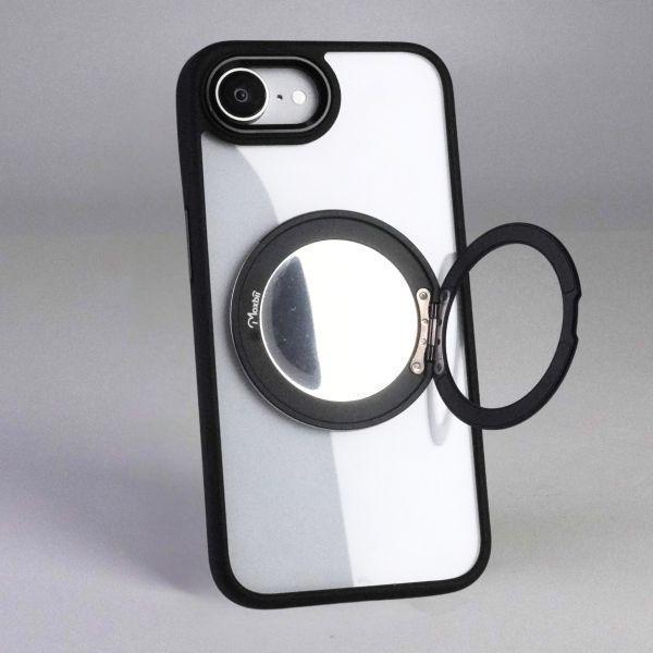 【Mira Winks】YOI系列 Apple iPhone 17e 旋轉磁吸支架+鏡面保護殼(無蓋版) iphone17e,mira winks,17e鏡面手機殼,17e鏡子手機殼,17e旋轉支架鏡子,17e旋轉支架手機殼,17e防摔殼,17e不變黃手機殼,化妝鏡,casetify,UAG,devilcase,保護殼,moxbii