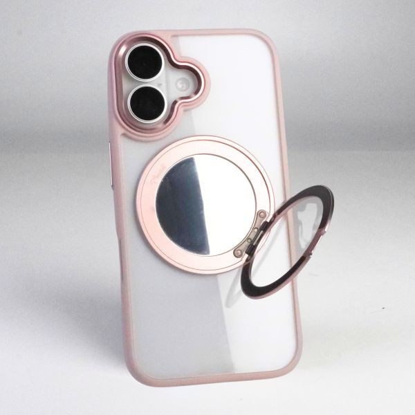 【Mira Winks】YOI系列 Apple iPhone 16 Plus 旋轉磁吸支架+鏡面保護殼(無蓋版) iphone16 Plus,mira winks,鏡面手機殼,鏡子手機殼,旋轉支架鏡子,旋轉支架手機殼,防摔殼,不變黃手機殼,化妝鏡,casetify,UAG,devilcase,保護殼,moxbii