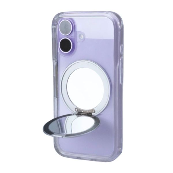 【Mira Winks】Apple iPhone 17 極空戰甲 旋轉磁吸支架+鏡面(掀蓋版) iphone 17手機殼,17旋轉支架,17旋轉支架手機殼,17支架手機殼,17鏡面手機殼,17鏡子手機殼,17磁吸手機殼,17透明殼,17防摔殼,不變黃手機殼,圖拉斯,犀牛盾,UAG,casetify,Devilcase