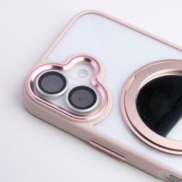 【Mira Winks】YOI系列 Apple iPhone 16 旋轉磁吸支架+鏡面保護殼(無蓋版) iphone16,mira winks,鏡面手機殼,鏡子手機殼,旋轉支架鏡子,旋轉支架手機殼,防摔殼,不變黃手機殼,化妝鏡,casetify,UAG,devilcase,保護殼,moxbii