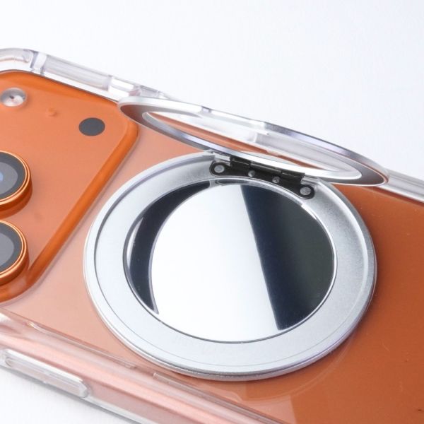 【Mira Winks】Apple iPhone 17 Pro 極空戰甲 旋轉磁吸支架+鏡面(無蓋版) iphone 17 Pro手機殼,Mira Winks,17pro旋轉支架,17pro旋轉支架手機殼,17pro支架手機殼,17pro鏡面手機殼,17pro鏡子手機殼,17pro磁吸手機殼,化妝鏡,旋鏡殼,17pro透明殼,17pro防摔殼,不變黃手機殼,圖拉斯,犀牛盾,UAG,casetify,Devilcase