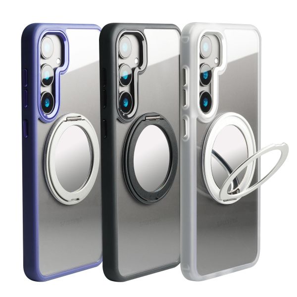 【Mira Winks】YOI系列 Samsung Galaxy S24 旋轉磁吸支架+鏡面保護殼 Galaxy S24,旋轉支架手機殼,鏡面手機殼,磁吸手機殼,支架保護殼,三星保護殼,Samsung保護殼,小米保護殼,防摔殼,透明殼,犀牛盾,UAG,圖拉斯,Devilcase,casetify