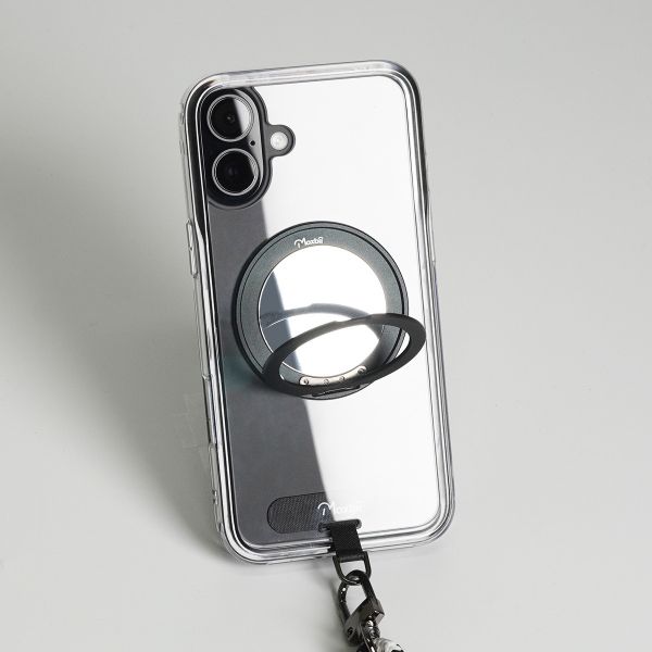 【Mira Winks】Apple iPhone 16 Plus 極空戰甲九代 旋轉磁吸支架+掛片 鏡面版 iphone 16 Plus手機殼,旋轉支架,旋轉支架手機殼,鏡面手機殼,支架手機殼,磁吸手機殼,掛繩手機殼,手機墊片,iphone15手機殼,透明殼,防摔殼,不變黃手機殼,圖拉斯,犀牛盾,UAG,casetify,Devilcase