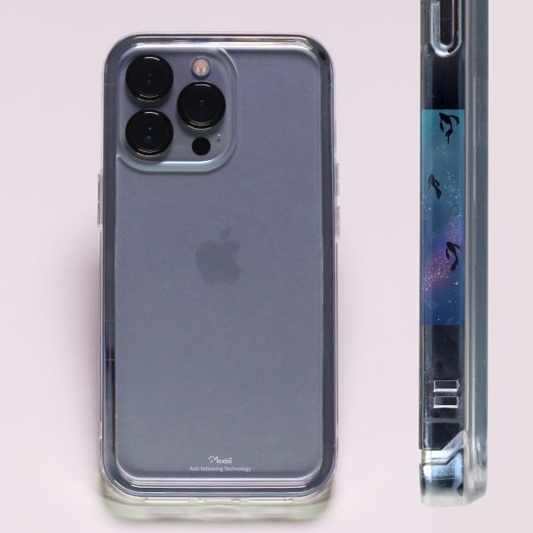 極空戰甲 透明系列 彩框設計 雙魚派壐絲 保護殼,iPhone 13,iPhone 12,iPhone 11,iPhone  X,Apple,不變黃,透明殼,防撞殼,犀牛盾,UAG,casetify