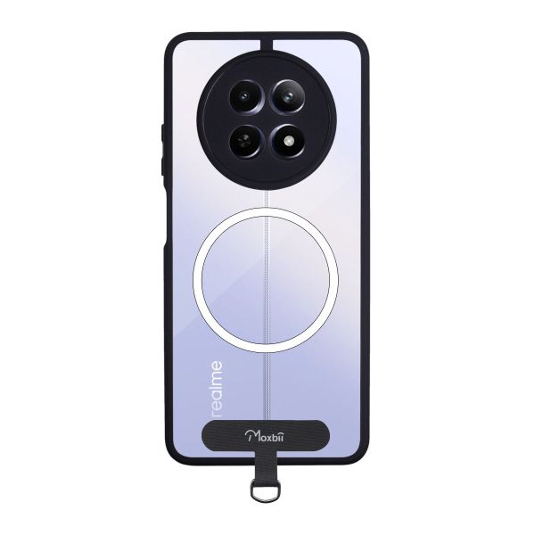 KINO系列 Realme 12 5G 磁吸+掛片版 保護殼【Moxbii 嚴選】 Realme 12,Realme保護殼,磁吸殼,Realme 12磁吸殼,Realme 12掛繩手機殼,手掛掛片,磁吸保護殼,防摔殼,透明殼,犀牛盾,UAG,圖拉斯,Devilcase,casetify