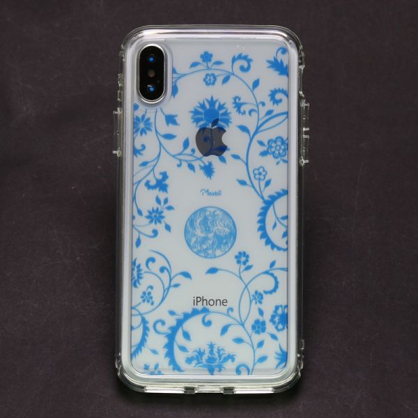 極空戰甲 專用背板 彩雕系列 青花瓷 保護殼,iPhone 13,iPhone 12,iPhone 11,iPhone  X,Apple,不變黃,透明殼,防撞殼,犀牛盾,UAG,casetify