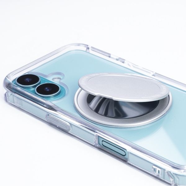 【Mira Winks】Apple iPhone 16 極空戰甲九代 旋轉磁吸支架+鏡面(掀蓋版) iphone 16手機殼,16旋轉支架,16旋轉支架手機殼,16支架手機殼,16鏡面手機殼,16鏡子手機殼,16磁吸手機殼,16透明殼,16防摔殼,不變黃手機殼,圖拉斯,犀牛盾,UAG,casetify,Devilcase