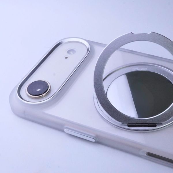 【Mira Winks】YOI系列 Apple iPhone 17 Air 旋轉磁吸支架+鏡面保護殼(無蓋版) iphone17air,mira winks,iphone17air鏡面手機殼,iphone17air鏡子手機殼,iphone17air旋轉支架鏡子,iphone17air旋轉支架手機殼,iphone17air防摔殼,iphone17air不變黃手機殼,化妝鏡,casetify,UAG,devilcase,保護殼,moxbii