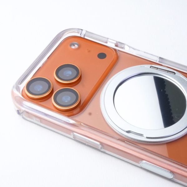 【Mira Winks】Apple iPhone 17 Pro 極空戰甲 旋轉磁吸支架+鏡面(無蓋版) iphone 17 Pro手機殼,Mira Winks,17pro旋轉支架,17pro旋轉支架手機殼,17pro支架手機殼,17pro鏡面手機殼,17pro鏡子手機殼,17pro磁吸手機殼,化妝鏡,旋鏡殼,17pro透明殼,17pro防摔殼,不變黃手機殼,圖拉斯,犀牛盾,UAG,casetify,Devilcase