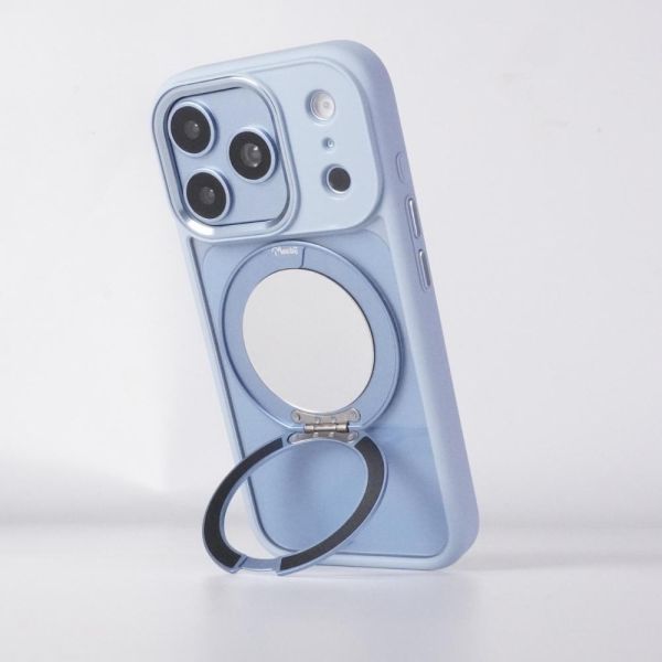 【Mira Winks】YOI系列 Apple iPhone 18 Pro 旋轉磁吸支架+鏡面保護殼(無蓋版) iphone18Pro,mira winks,iphone18Pro鏡面手機殼,iphone18Pro鏡子手機殼,iphone18Pro旋轉支架鏡子,iphone18Pro旋轉支架手機殼,iphone18Pro防摔殼,iphone18Pro不變黃手機殼,化妝鏡,casetify,UAG,devilcase,保護殼,moxbii