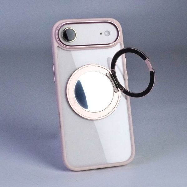 【Mira Winks】YOI系列 Apple iPhone 17 Air 旋轉磁吸支架+鏡面保護殼(無蓋版) iphone17air,mira winks,iphone17air鏡面手機殼,iphone17air鏡子手機殼,iphone17air旋轉支架鏡子,iphone17air旋轉支架手機殼,iphone17air防摔殼,iphone17air不變黃手機殼,化妝鏡,casetify,UAG,devilcase,保護殼,moxbii