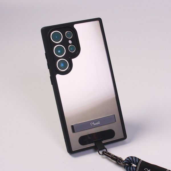 KINO系列 OPPO Reno13 F 支架+掛片保護殼 【Moxbii 嚴選】 OPPO Reno13 F,Reno13 F支架保護殼,Reno13 F掛繩手機殼,oppo保護殼,Reno13 F防摔殼,Reno13 F透明殼,犀牛盾,UAG,圖拉斯,Devilcase,casetify