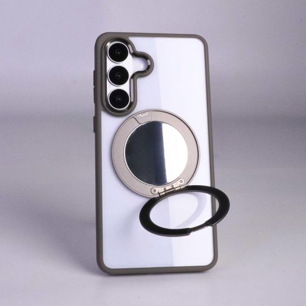 【Mira Winks】YOI系列 Samsung Galaxy S26 旋轉磁吸支架+鏡面保護殼(無蓋版) Galaxy S26,S26旋轉支架手機殼,S26鏡面手機殼,S26磁吸手機殼,S26支架保護殼,三星保護殼,Samsung保護殼,小米保護殼,S26防摔殼,S26透明殼,犀牛盾,UAG,圖拉斯,Devilcase,casetify