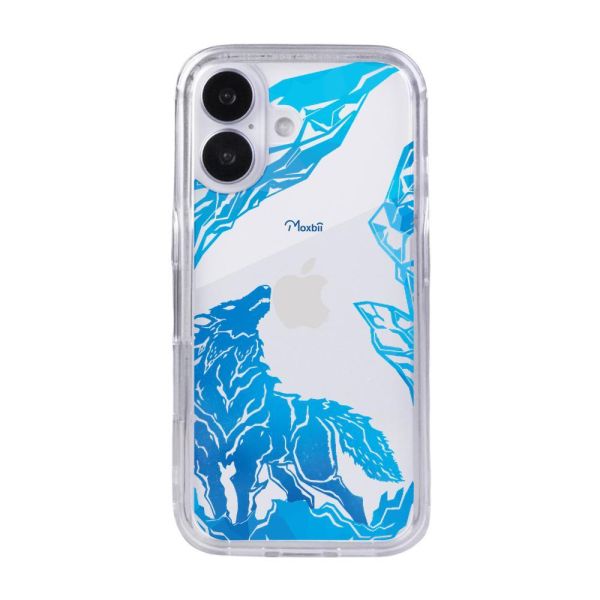 Moxbii經典原創系列 凌嘯 彩雕防摔殼 狼,孤狼,狼手機殼,冰晶,神獸,彩雕手機殼,彩繪手機殼,設計款手機殼,防摔手機殼,極空戰甲,透明殼,casetify,UAG,DEVILCASE