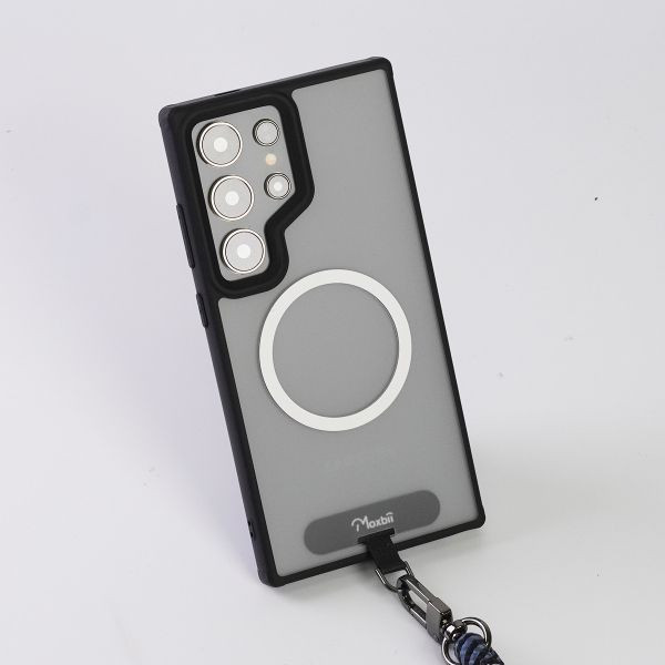 MATTO系列 Samsung Galaxy S24 Ultra 磁吸+掛片版 保護殼【Moxbii 嚴選】 Galaxy S24 Ultra,S24u霧面殼,三星保護殼,Samsung保護殼,S24u保護殼,磁吸殼,S24u磁吸殼,S24u掛繩手機殼,手掛掛片,磁吸保護殼,防摔殼,透明殼,犀牛盾,UAG,圖拉斯,Devilcase,casetify
