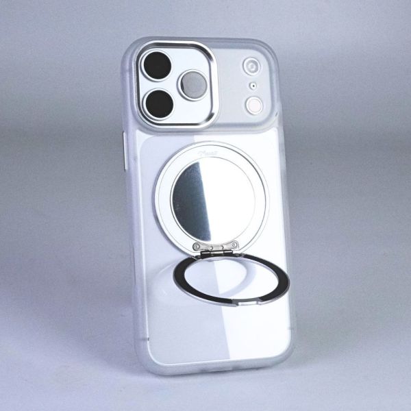 【Mira Winks】YOI系列 Apple iPhone 17 Pro 旋轉磁吸支架+鏡面保護殼(無蓋版) iphone17Pro,mira winks,iphone17Pro鏡面手機殼,iphone17Pro鏡子手機殼,iphone17Pro旋轉支架鏡子,iphone17Pro旋轉支架手機殼,iphone17Pro防摔殼,iphone17Pro不變黃手機殼,化妝鏡,casetify,UAG,devilcase,保護殼,moxbii