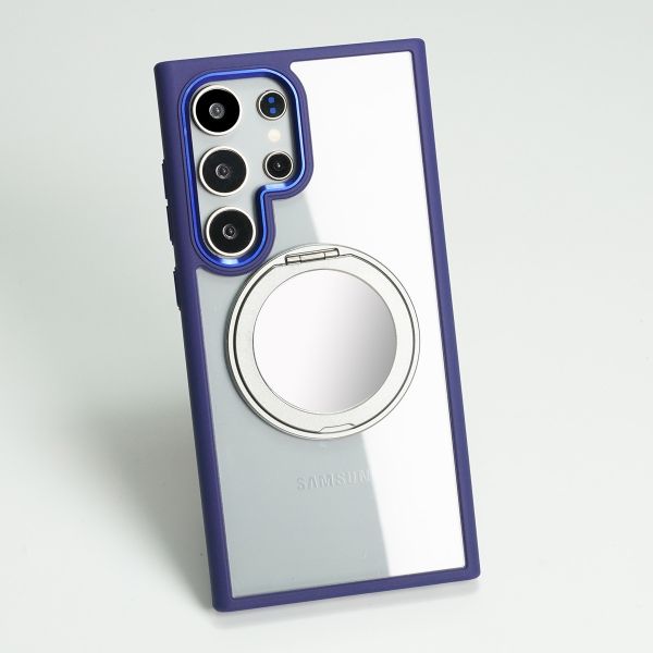 【Mira Winks】YOI系列 Samsung Galaxy S24 Ultra 旋轉磁吸支架+鏡面保護殼(無蓋版) Galaxy S24 Ultra,旋轉支架手機殼,鏡面手機殼,磁吸手機殼,支架保護殼,三星保護殼,Samsung保護殼,小米保護殼,防摔殼,透明殼,犀牛盾,UAG,圖拉斯,Devilcase,casetify
