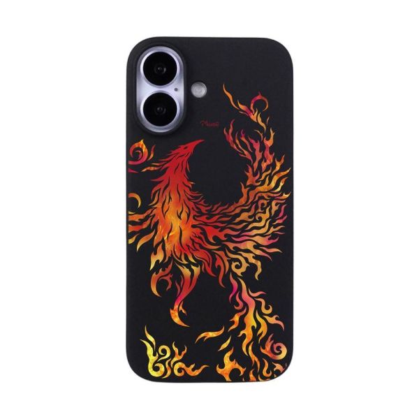 Moxbii經典原創系列 燁舞 彩雕防摔殼 不死鳥,鳳凰,神獸圖騰,手繪風,彩雕手機殼,彩繪手機殼,設計款手機殼,防摔手機殼,極空戰甲,透明殼,casetify,UAG,DEVILCASE