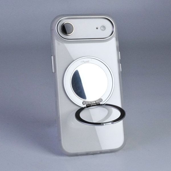 【Mira Winks】YOI系列 Apple iPhone 17 Air 旋轉磁吸支架+鏡面保護殼(無蓋版) iphone17air,mira winks,iphone17air鏡面手機殼,iphone17air鏡子手機殼,iphone17air旋轉支架鏡子,iphone17air旋轉支架手機殼,iphone17air防摔殼,iphone17air不變黃手機殼,化妝鏡,casetify,UAG,devilcase,保護殼,moxbii