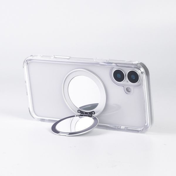 【Mira Winks】Apple iPhone 15 Plus 極空戰甲六代 旋轉磁吸支架+鏡面(掀蓋版) iphone 15 Plus手機殼,15 Plus旋轉支架,15 Plus旋轉支架手機殼,15 Plus支架手機殼,15 Plus鏡面手機殼,15 Plus鏡子手機殼,15 Plus磁吸手機殼,15 Plus透明殼,15 Plus防摔殼,不變黃手機殼,圖拉斯,犀牛盾,UAG,casetify,Devilcase