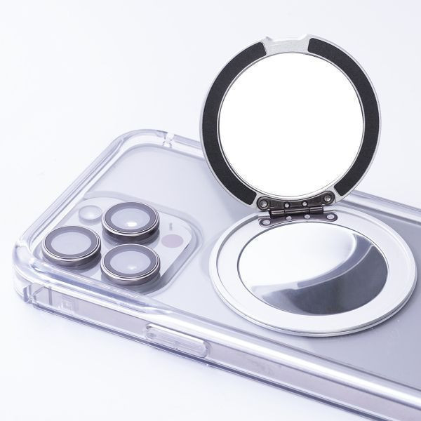 【Mira Winks】Apple iPhone 13 Pro 極空戰甲六代 旋轉磁吸支架+鏡面(掀蓋版) iphone 13 Pro手機殼,13 Pro旋轉支架,13 Pro旋轉支架手機殼,13 Pro支架手機殼,13 Pro鏡面手機殼,13 Pro鏡子手機殼,13 Pro磁吸手機殼,13 Pro透明殼,13 Pro防摔殼,不變黃手機殼,圖拉斯,犀牛盾,UAG,casetify,Devilcase