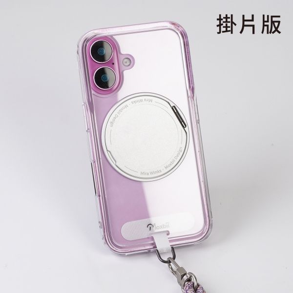 【Mira Winks】Apple iPhone 16e 極空戰甲六代 旋轉磁吸支架+鏡面(掀蓋版) iphone 16e手機殼,16e旋轉支架,16e旋轉支架手機殼,16e支架手機殼,16e鏡面手機殼,16e鏡子手機殼,16e磁吸手機殼,16e透明殼,16e防摔殼,不變黃手機殼,圖拉斯,犀牛盾,UAG,casetify,Devilcase