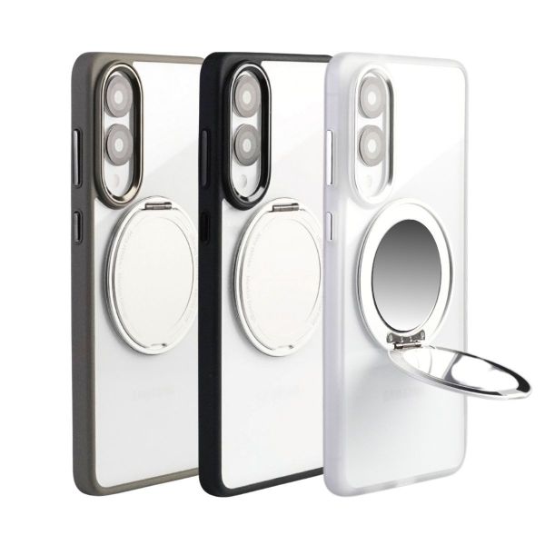 【Mira Winks】YOI系列 Samsung Galaxy S25 Edge 旋轉磁吸支架+鏡面保護殼(掀蓋版) Galaxy S25 Edge,S25E旋轉支架手機殼,S25E鏡面手機殼,S25E磁吸手機殼,S25E支架保護殼,三星保護殼,Samsung保護殼,S25E防摔殼,S25E透明殼,犀牛盾,UAG,圖拉斯,Devilcase,casetify