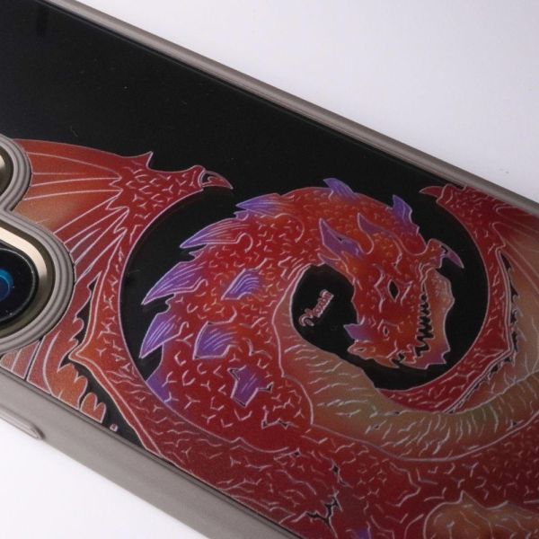 Moxbii經典原創系列 蒼禍 彩雕防摔殼 龍手機殼,龍圖案手機殼,彩雕手機殼,彩繪手機殼,設計款手機殼,龍紋手機殼,極空戰甲,透明殼,casetify,UAG,DEVILCASE