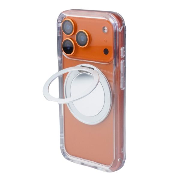 【Mira Winks】Apple iPhone 17 Pro 極空戰甲 旋轉磁吸支架+鏡面(無蓋版) iphone 17 Pro手機殼,Mira Winks,17pro旋轉支架,17pro旋轉支架手機殼,17pro支架手機殼,17pro鏡面手機殼,17pro鏡子手機殼,17pro磁吸手機殼,化妝鏡,旋鏡殼,17pro透明殼,17pro防摔殼,不變黃手機殼,圖拉斯,犀牛盾,UAG,casetify,Devilcase