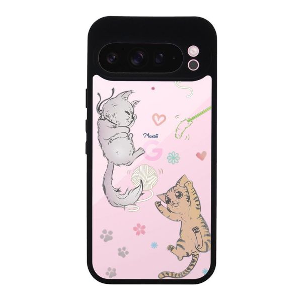 Moxbii經典原創系列 卡力與黛咪 彩雕防摔殼 貓咪手機殼,少女手機殼,插畫手機殼,手繪風,彩雕手機殼,彩繪手機殼,設計款手機殼,防摔手機殼,極空戰甲,透明殼,casetify,UAG,DEVILCASE