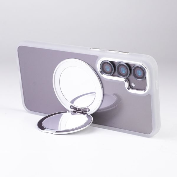 【Mira Winks】YOI系列 Samsung Galaxy S25 旋轉磁吸支架+鏡面保護殼(掀蓋版) Galaxy S25,S25旋轉支架手機殼,S25鏡面手機殼,S25磁吸手機殼,S25支架保護殼,三星保護殼,Samsung保護殼,小米保護殼,S25防摔殼,S25透明殼,犀牛盾,UAG,圖拉斯,Devilcase,casetify