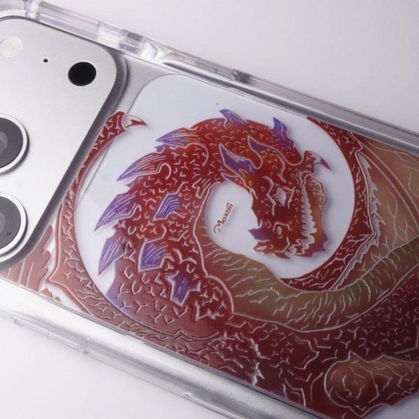 Moxbii經典原創系列 蒼禍 彩雕防摔殼 龍手機殼,龍圖案手機殼,彩雕手機殼,彩繪手機殼,設計款手機殼,龍紋手機殼,極空戰甲,透明殼,casetify,UAG,DEVILCASE