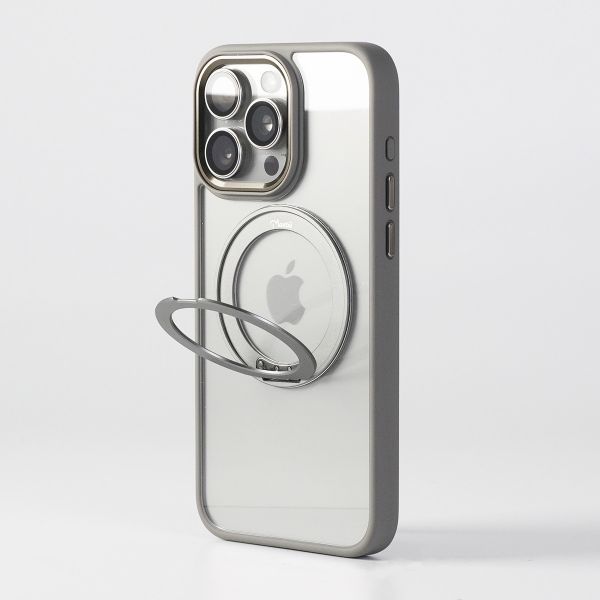 YOI系列 Apple iPhone 15 Pro 旋轉磁吸支架保護殼【Moxbii 嚴選】 iPhone 15 Pro,15p旋轉支架手機殼,15p磁吸手機殼,15p支架保護殼,三星保護殼,Samsung保護殼,15p防摔殼,15p透明殼,犀牛盾,UAG,圖拉斯,Devilcase,casetify