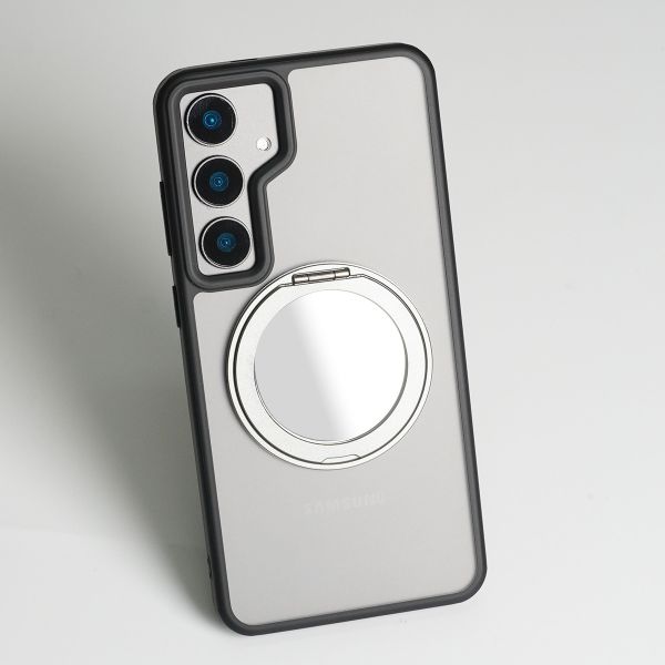 【Mira Winks】MATTO系列 Samsung Galaxy S24 FE 旋轉磁吸支架+鏡面保護殼 Galaxy S24 FE,旋轉支架手機殼,霧面手機殼,磁吸手機殼,支架保護殼,鏡面保護殼,三星保護殼,Samsung保護殼,小米保護殼,oppo保護殼,google保護殼,vivo保護殼,asus保護殼,realme保護殼,防摔殼,透明殼,犀牛盾,UAG,圖拉斯,Devilcase,casetify
