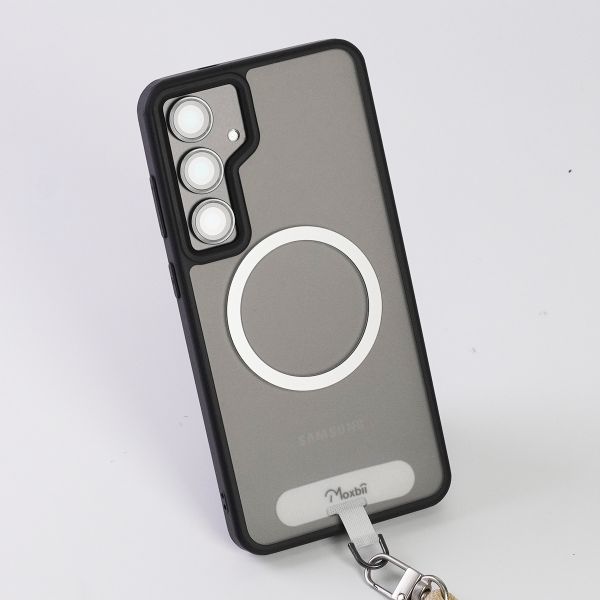 MATTO系列 Samsung Galaxy S24 FE 磁吸+掛片版 保護殼【Moxbii 嚴選】 Galaxy S24 FE,S24 FE霧面殼,三星保護殼,Samsung保護殼,S24 FE保護殼,磁吸殼,S24 FE磁吸殼,S24 FE掛繩手機殼,手掛掛片,磁吸保護殼,防摔殼,透明殼,犀牛盾,UAG,圖拉斯,Devilcase,casetify