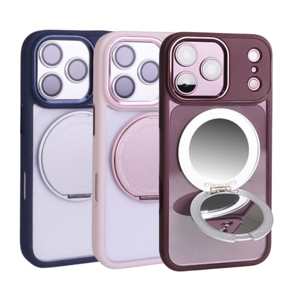 【Mira Winks】YOI系列 Apple iPhone 18 Pro Max旋轉磁吸支架+鏡面保護殼(掀蓋版) 18 pro max鏡面手機殼,18 pro max化妝鏡手機殼,18 pro max鏡子手機殼,iPhone 18 pro max,18 pro max旋轉支架手機殼,18 pro max鏡面手機殼,18 pro max磁吸手機殼,18 pro max支架保護殼,18 pro max掛繩殼,保護殼,iphone保護殼,18 pro max防摔殼,18 pro max透明殼,犀牛盾,UAG,圖拉斯