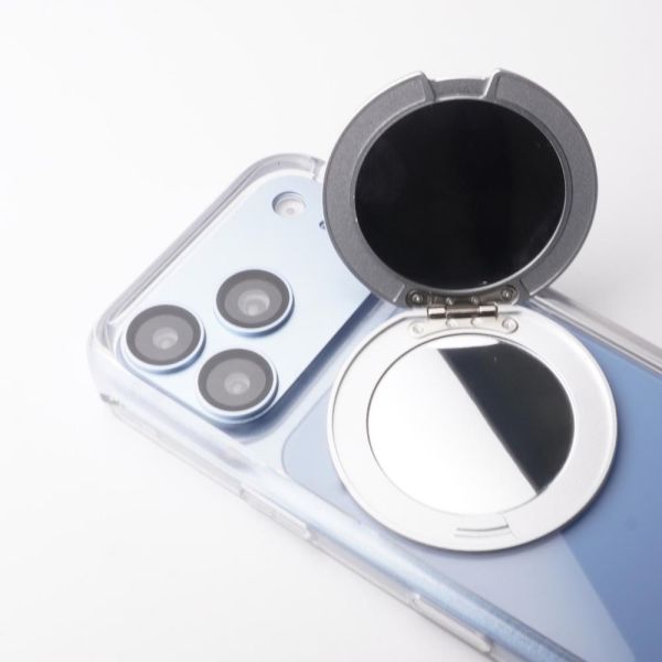 【Mira Winks】Apple iPhone 18 Pro 極空戰甲九代 旋轉磁吸支架+鏡面(掀蓋版) iphone 18 pro手機殼,18 pro旋轉支架,18 pro旋轉支架手機殼,18 pro支架手機殼,18 pro鏡面手機殼,18 pro鏡子手機殼,18 pro磁吸手機殼,18 pro透明殼,18 pro防摔殼,不變黃手機殼,圖拉斯,犀牛盾,UAG,casetify,Devilcase