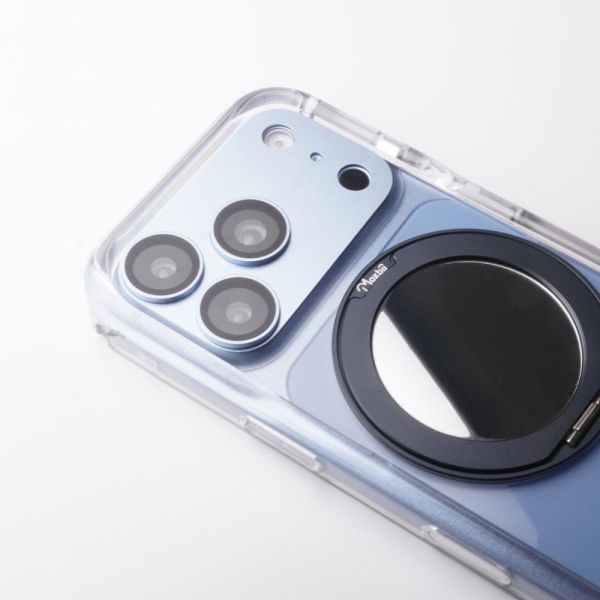 【Mira Winks】Apple iPhone 18 Pro 極空戰甲九代 旋轉磁吸支架+鏡面(無蓋版) iphone 18 Pro手機殼,Mira Winks,18pro旋轉支架,18pro旋轉支架手機殼,18pro支架手機殼,18pro鏡面手機殼,18pro鏡子手機殼,18pro磁吸手機殼,化妝鏡,旋鏡殼,18pro透明殼,18pro防摔殼,不變黃手機殼,圖拉斯,犀牛盾,UAG,casetify,Devilcase