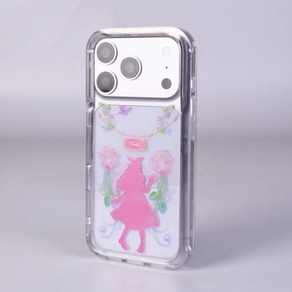 Moxbii經典原創系列 愛麗絲 彩雕防摔殼 愛麗絲夢遊仙境,童話設計,愛麗絲,玫瑰花手機殼,粉色手機殼,夢幻風手機殼,少女系手機殼,手繪風,彩雕手機殼,彩繪手機殼,設計款手機殼,防摔手機殼,極空戰甲,透明殼,casetify,UAG,DEVILCASE