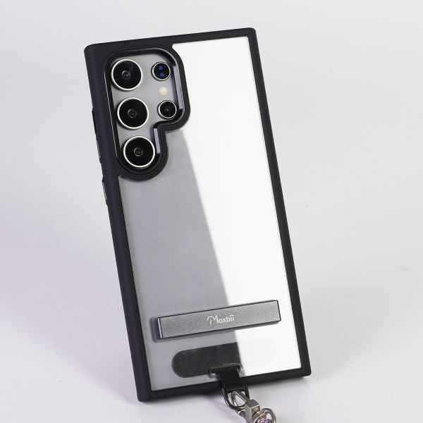 YOI系列 Samsung Galaxy S25 Ultra 支架+掛片保護殼【Moxbii 嚴選】 Galaxy S25 Ultra,s25u支架手機殼,s25u掛繩保護殼,三星保護殼,Samsung保護殼,s25u防摔殼,s25u透明殼,犀牛盾,UAG,圖拉斯,Devilcase,casetify