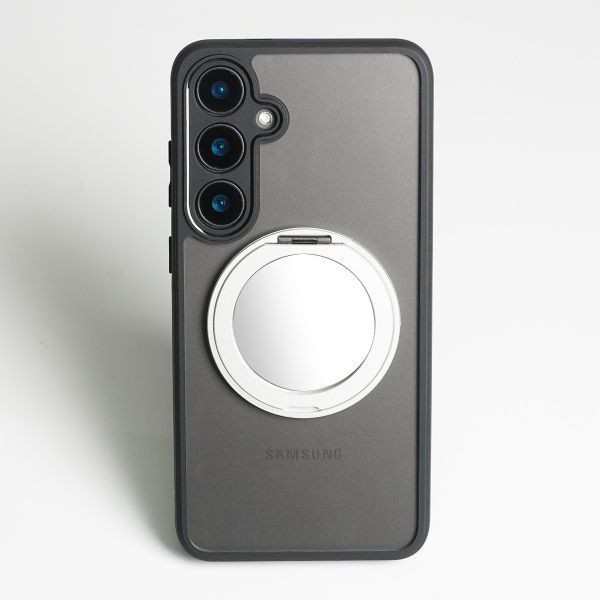【Mira Winks】KINO系列 Samsung Galaxy S24 旋轉磁吸支架+鏡面保護殼 Galaxy S24,旋轉支架手機殼,磁吸手機殼,支架保護殼,鏡面保護殼,三星保護殼,Samsung保護殼,小米保護殼,oppo保護殼,google保護殼,vivo保護殼,asus保護殼,realme保護殼,防摔殼,透明殼,犀牛盾,UAG,圖拉斯,Devilcase,casetify