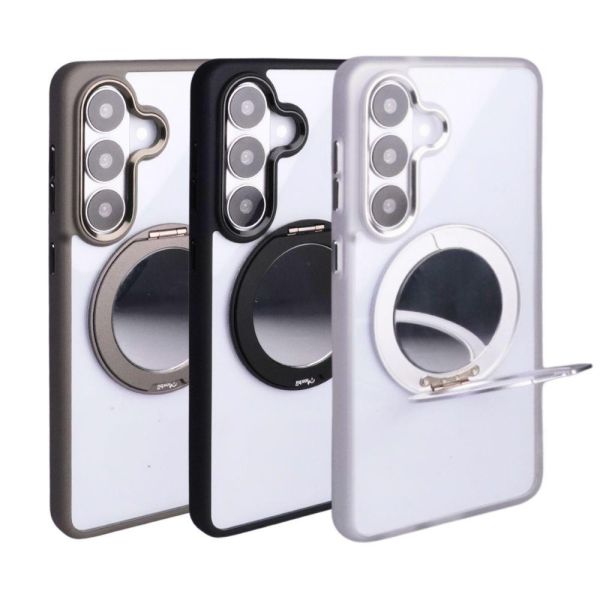 【Mira Winks】YOI系列 Samsung Galaxy S26 旋轉磁吸支架+鏡面保護殼(無蓋版) Galaxy S26,S26旋轉支架手機殼,S26鏡面手機殼,S26磁吸手機殼,S26支架保護殼,三星保護殼,Samsung保護殼,小米保護殼,S26防摔殼,S26透明殼,犀牛盾,UAG,圖拉斯,Devilcase,casetify