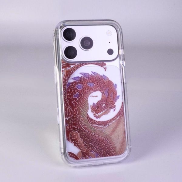 Moxbii經典原創系列 蒼禍 彩雕防摔殼 龍手機殼,龍圖案手機殼,彩雕手機殼,彩繪手機殼,設計款手機殼,龍紋手機殼,極空戰甲,透明殼,casetify,UAG,DEVILCASE